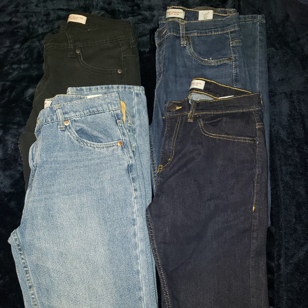 4 Boys Levi's Jeans